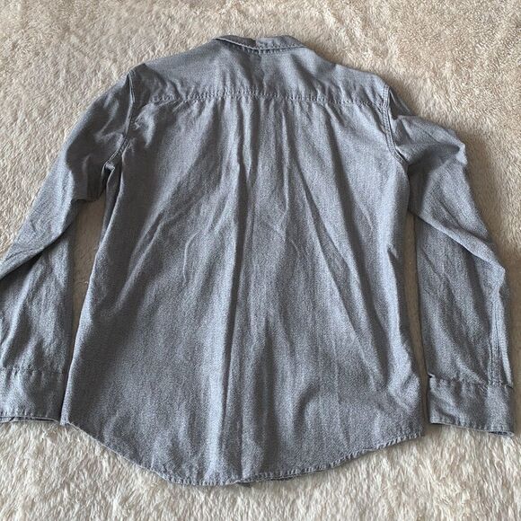 Rock & Republic gray button up mens size: medium - Picture 6 of 16